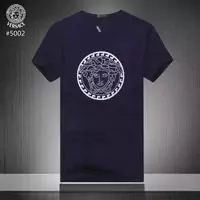 versace jeans tshirt imprime new round blue